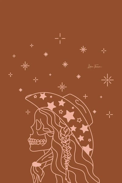 Love or Die Tryin' Rhinestone Cowgirl in Rust