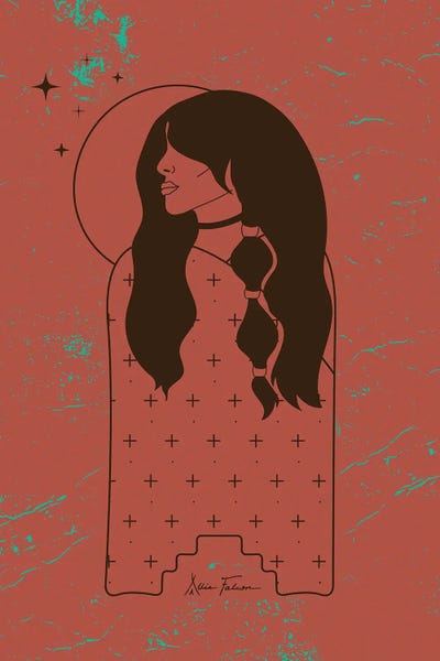 Moon Maiden in Adobe