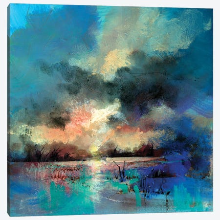 Late Evening Canvas Print #AFD12} by Anne Farrall Doyle Canvas Wall Art