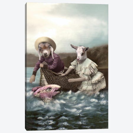 Joni And Chach Canvas Print #AFN42} by Animal Fancy Canvas Print