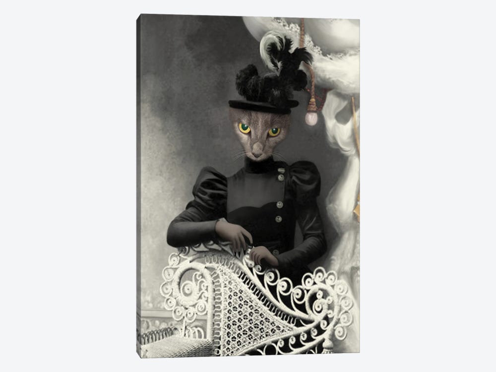 Miss Quigly by Animal Fancy 1-piece Canvas Wall Art