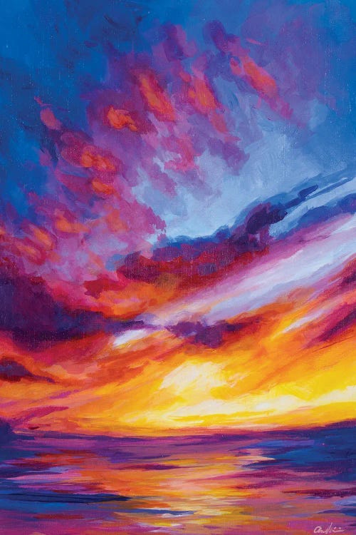 Fire In The Sky by Andrea Fairservice wall art
