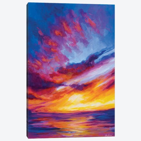 Fire In The Sky Canvas Print #AFS20} by Andrea Fairservice Canvas Wall Art