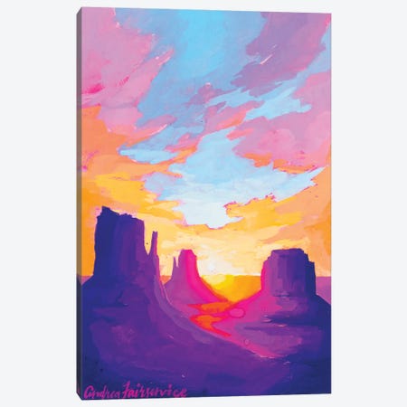 Landscapes That Glow Canvas Print #AFS30} by Andrea Fairservice Art Print