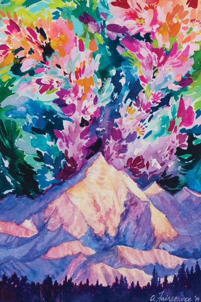 Magic Above The Mountain by Andrea Fairservice gallery poster