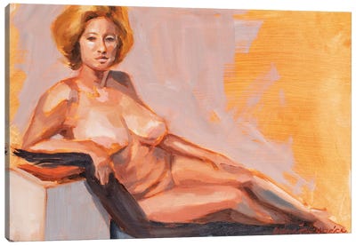 Montco 4Hr Figure I Canvas Art Print - Andrea Fairservice