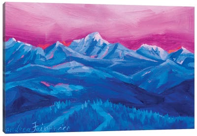 Mountain Study III Canvas Art Print - Andrea Fairservice