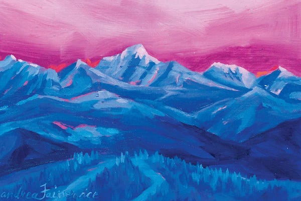 Andrea Fairservice: Mountain Study III by Andrea Fairservice