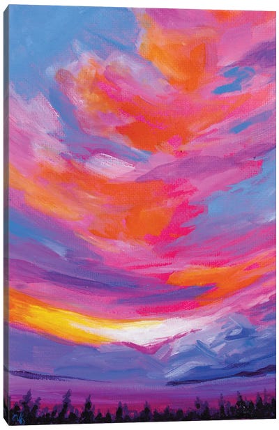 November Sunset I Canvas Art Print - Andrea Fairservice