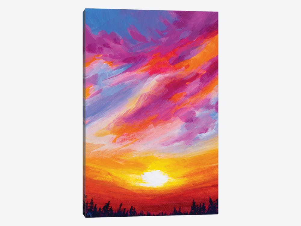 November Sunset II by Andrea Fairservice 1-piece Canvas Artwork