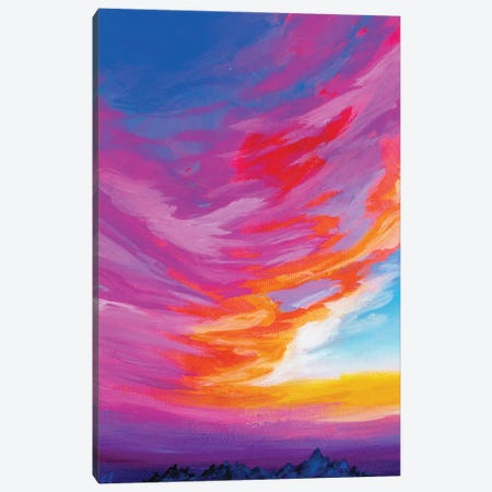 November Sunset III Canvas Print #AFS50} by Andrea Fairservice Art Print