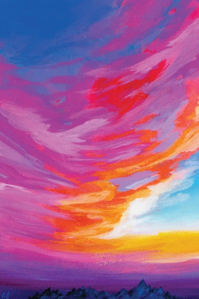 Andrea Fairservice: November Sunset III by Andrea Fairservice