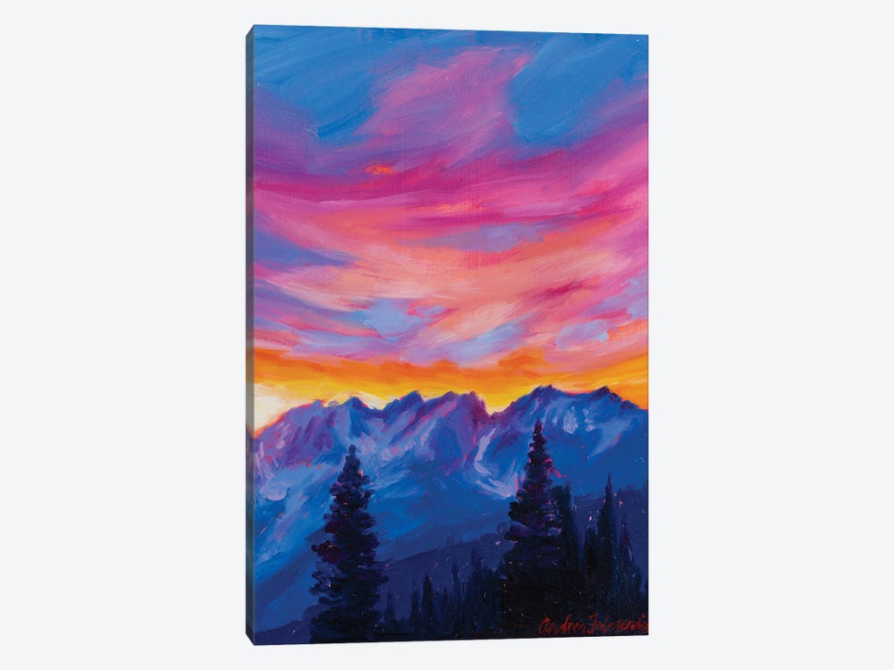 Cascades by Andrea Fairservice 1-piece Canvas Art Print