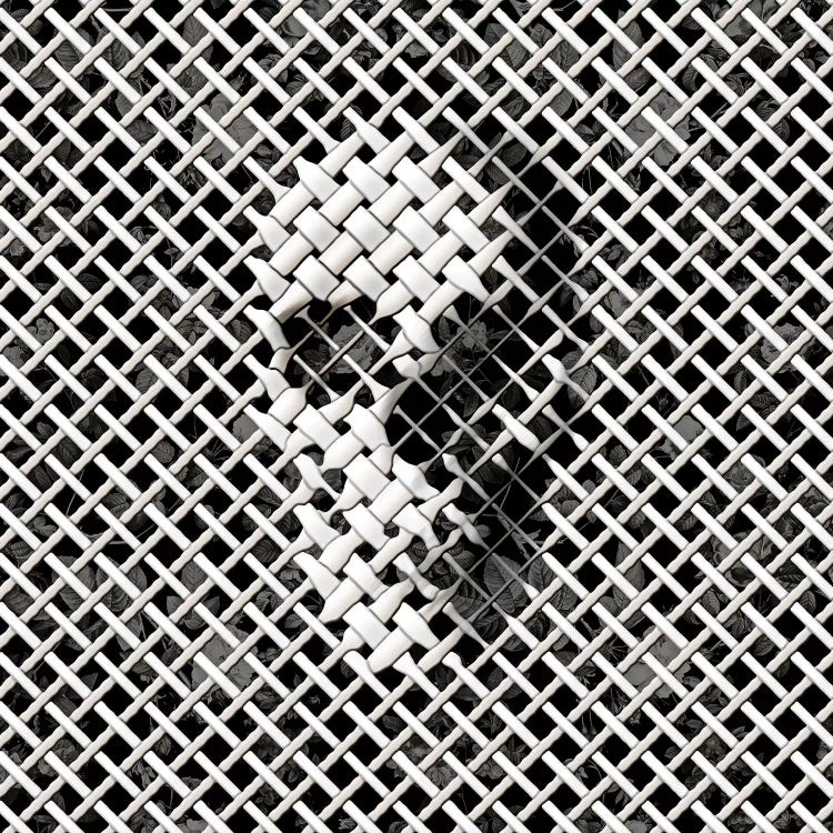 Wicker, Square by Ali Gulec wall art