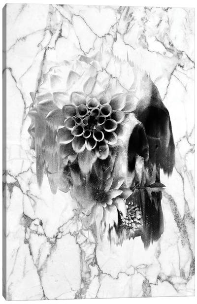 Decay Canvas Art Print - Black & White Graphics & Illustrations