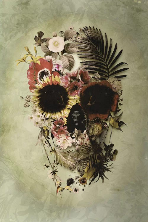 Garden Skull Light by Ali Gulec wall art
