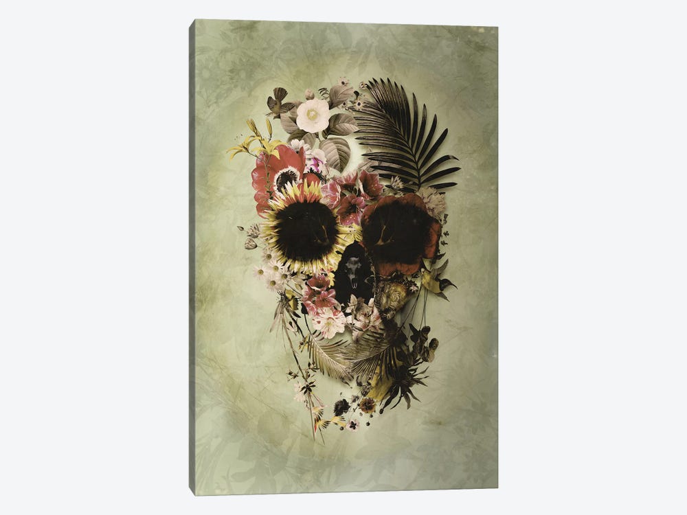 Garden Skull Light 1-piece Canvas Print