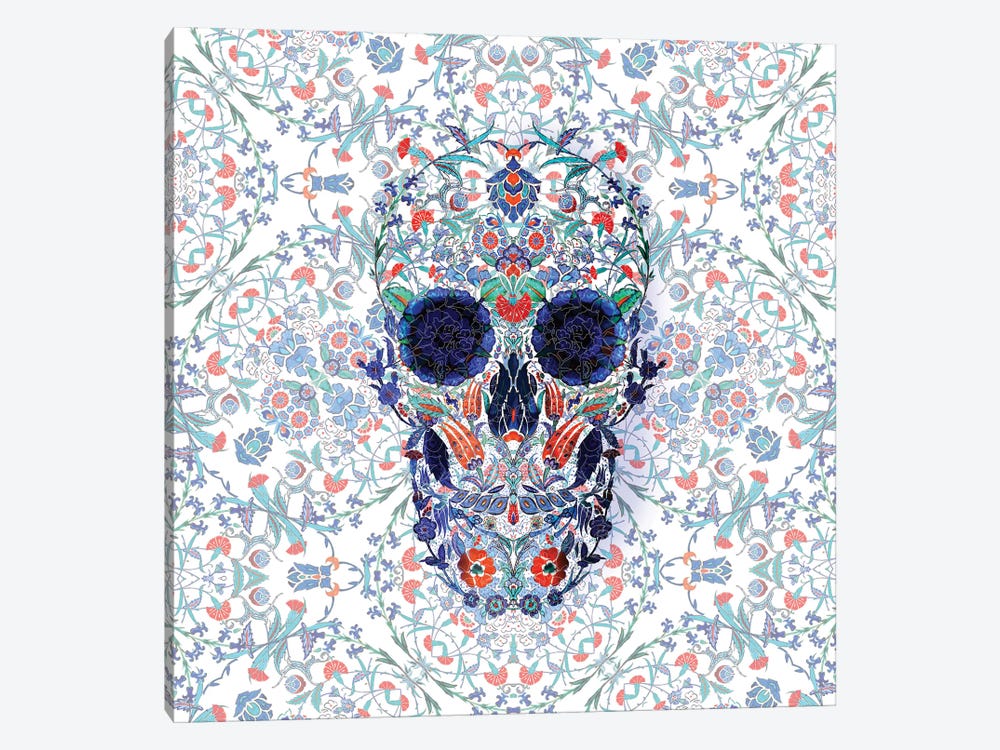 Chini Skull by Ali Gulec 1-piece Canvas Art Print