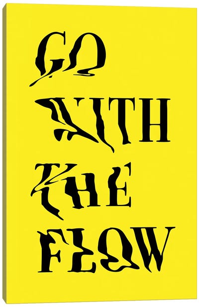 Go With The Flow Canvas Art Print - Ali Gulec