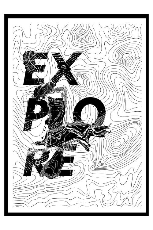 Explore Map by Ali Gulec wall art