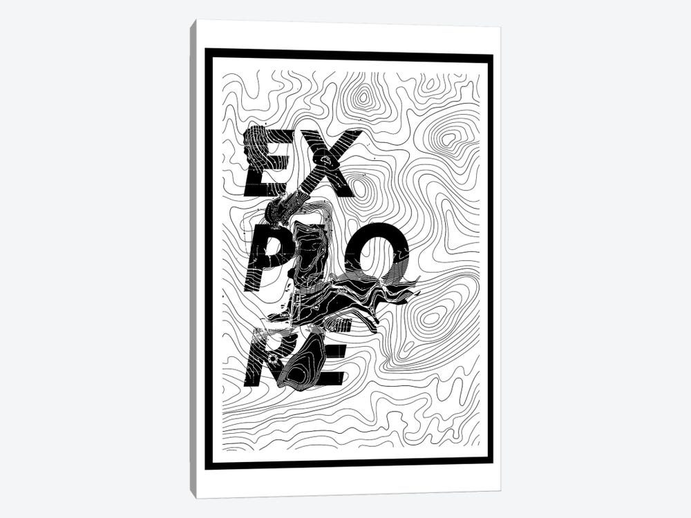 Explore Map by Ali Gulec 1-piece Art Print
