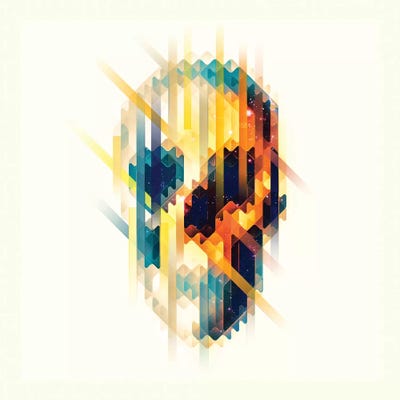 Lava Skull by Ali Gulec canvas print