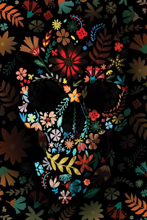 Flowery Skull