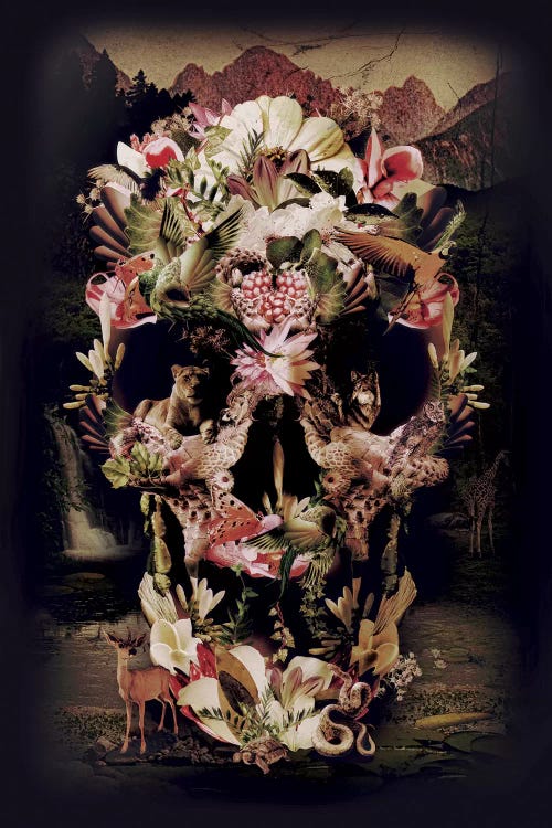 Jungle Skull by Ali Gulec wall art