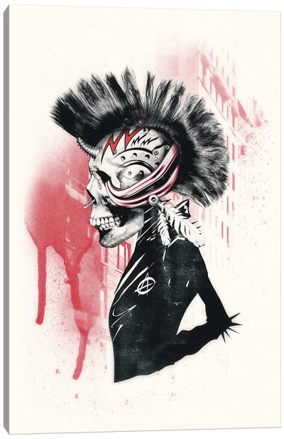 Punk Canvas Art Print - Día de los Muertos Art