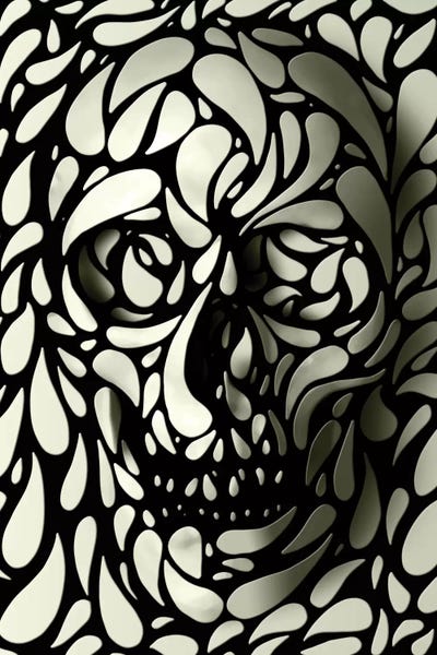 Edgy Bedroom: Skull #4 by Ali Gulec