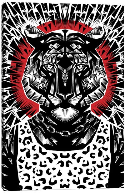 Tiger #2 Canvas Art Print - Helloween