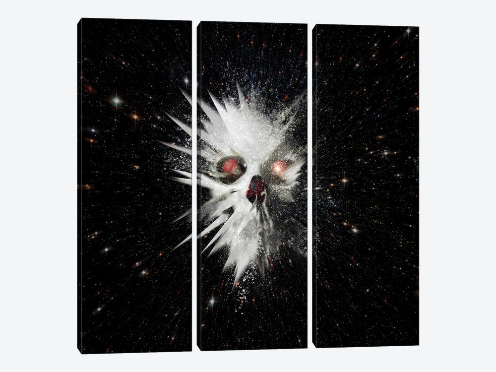 Big Bang, Square by Ali Gulec 3-piece Canvas Art