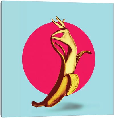 El Banana Canvas Art Print - Pop Art for Kitchen