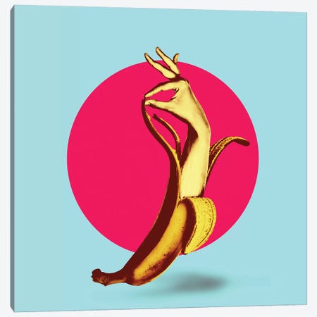 El Banana Canvas Print #AGC51} by Ali Gulec Canvas Artwork