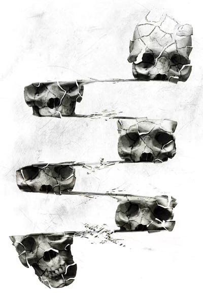 Skulls: Distorted Skull by Ali Gulec