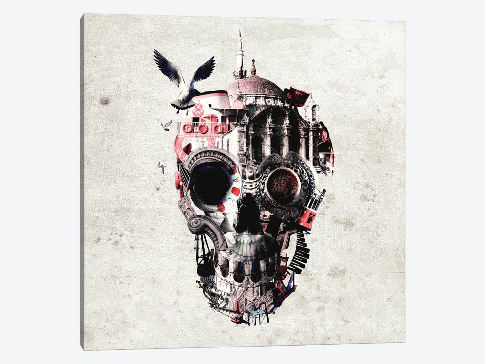 Istanbul Skull I, Square by Ali Gulec 1-piece Canvas Wall Art