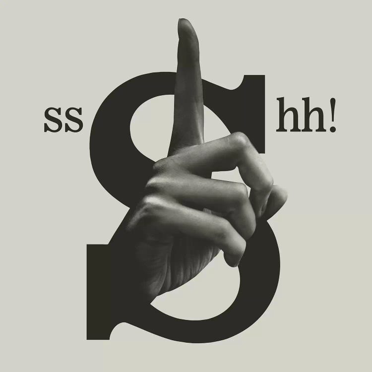 Shh by Ali Gulec wall art