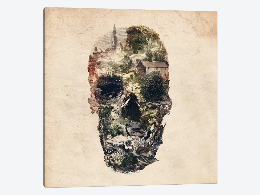 Skull Town by Ali Gulec 1-piece Art Print