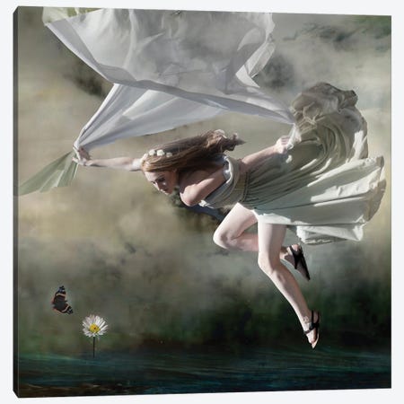 The Joy Of Being Canvas Print #AGD101} by Angelika Drake Canvas Artwork