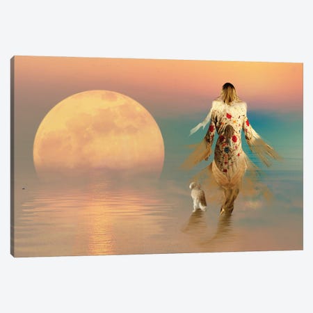 Thinking About The Good Things In Life Canvas Print #AGD108} by Angelika Drake Canvas Art
