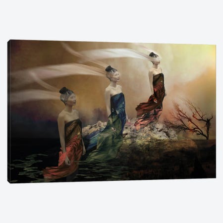 Letting Go Canvas Print #AGD13} by Angelika Drake Canvas Print