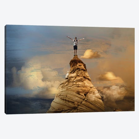 Life Is Fun Canvas Print #AGD15} by Angelika Drake Canvas Wall Art