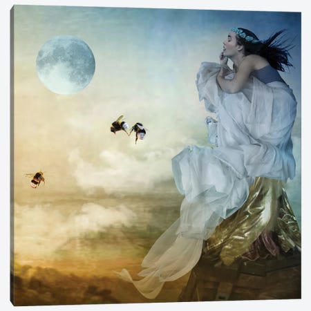 Contemplation Canvas Print #AGD28} by Angelika Drake Canvas Artwork
