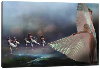 A Yearning For Freedom Canvas Art Print - Wings Art