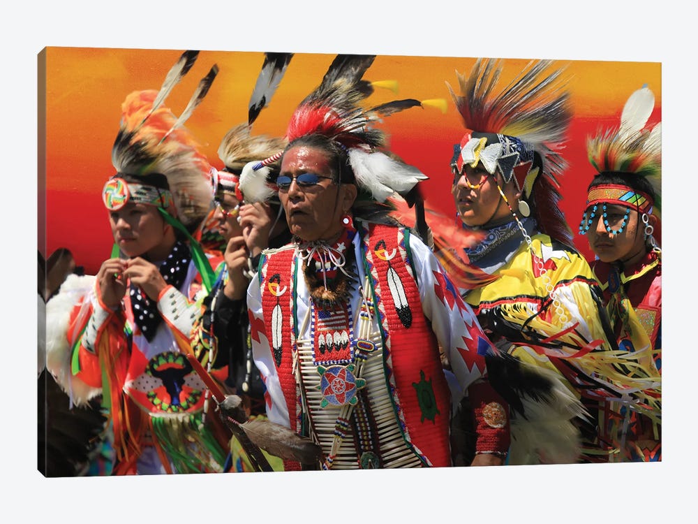 American Indian Celebration by Angelika Drake 1-piece Canvas Wall Art