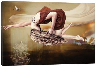 Evolutionary Leap Canvas Art Print - Similar to Frida Kahlo