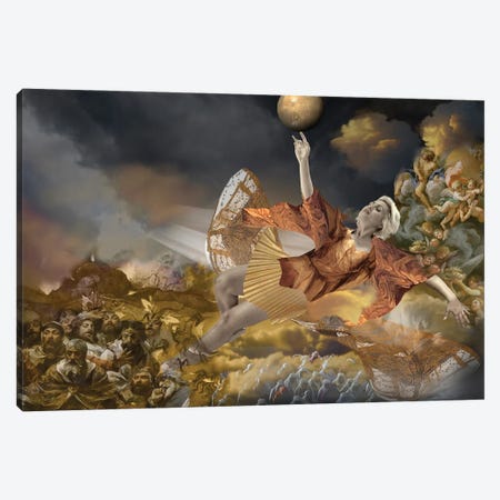 History Is Determined By The Winner Canvas Print #AGD68} by Angelika Drake Canvas Art