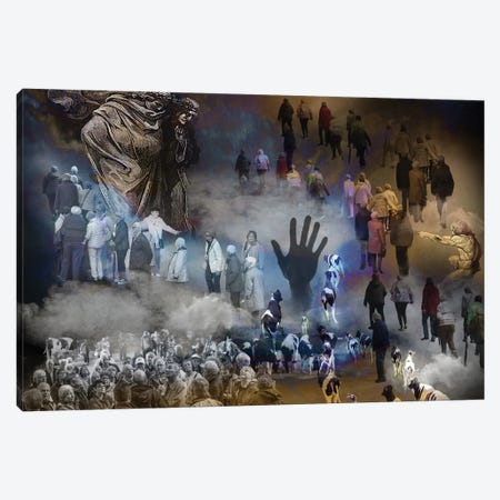 Into Heaven -  Asylum Seakers Canvas Print #AGD73} by Angelika Drake Art Print
