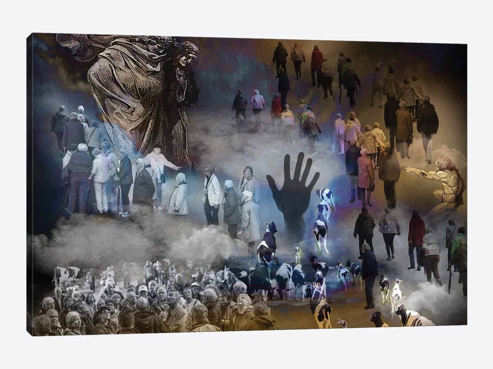 Into Heaven -  Asylum Seakers by Angelika Drake 1-piece Canvas Print