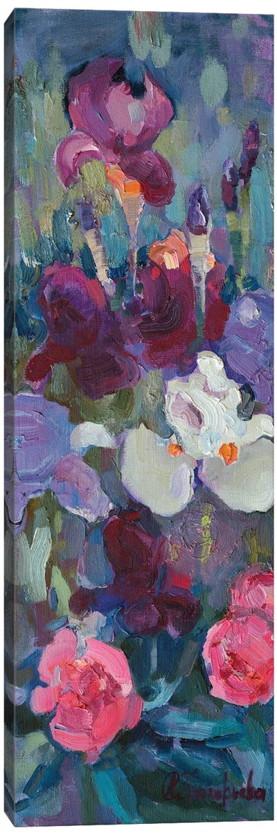 Iris Day Canvas Art Print - Anastasiia Grygorieva